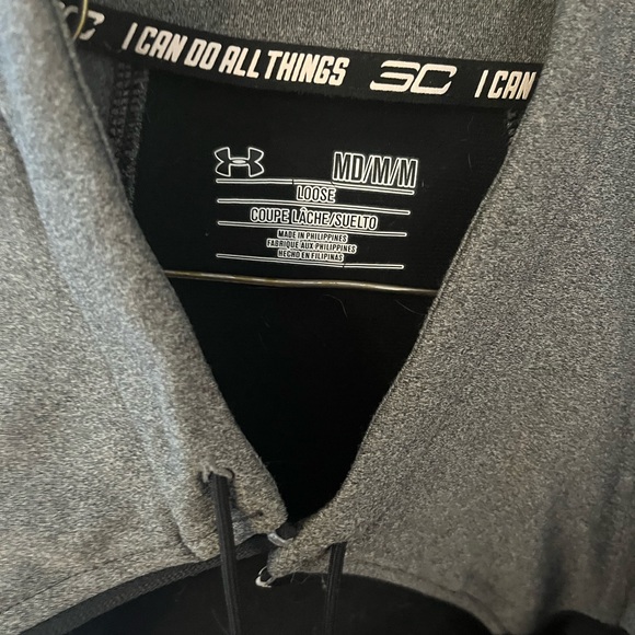 Mens Under Armour grey and black light jacket - Picture 4 of 8